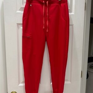 Figs Red Women's Pants
